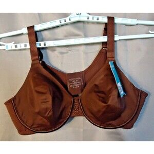 Vanity Fair Beauty Back Minimizer Bra Underwired Cappuccino Size 44C style 76080